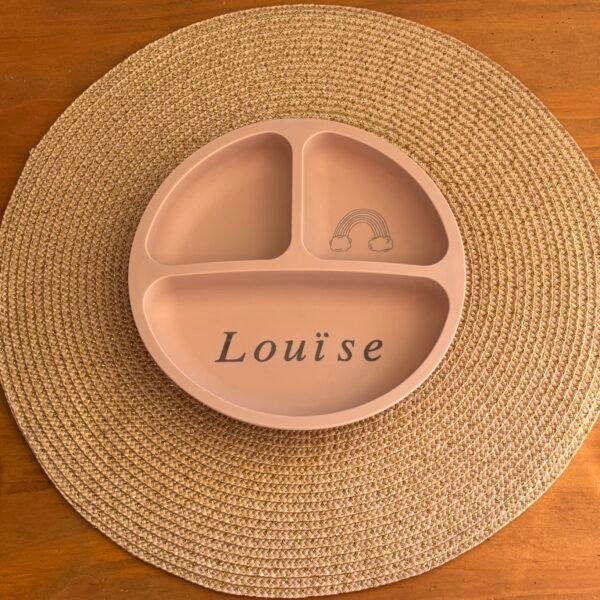 Assiette compartimentée