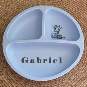 Assiette compartimentée