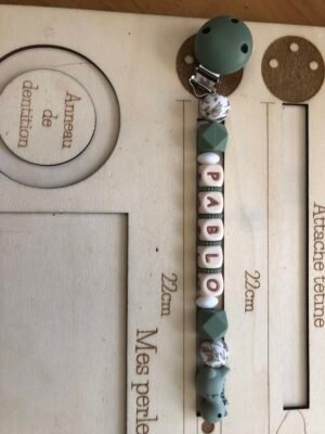 Attache tétine Pablo - Marie