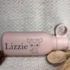 Gourde silicone à paille personnalisée
