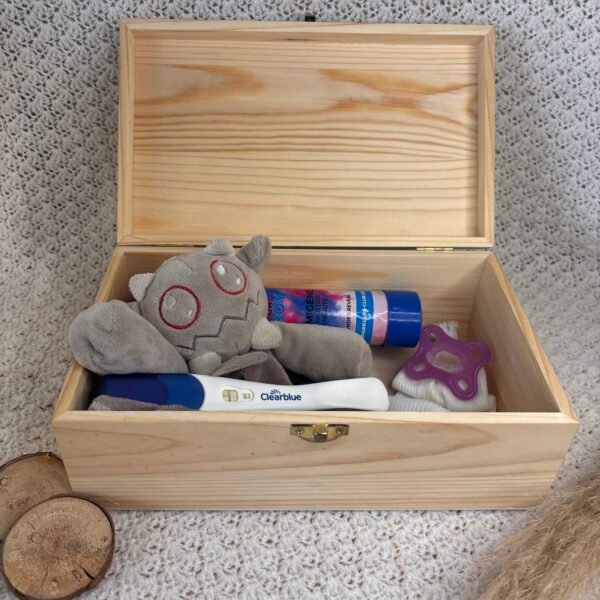 Boite à souvenirs personnalisée en bois